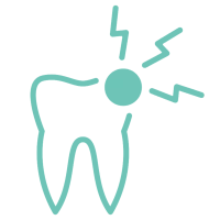 Pain when chewing or biting