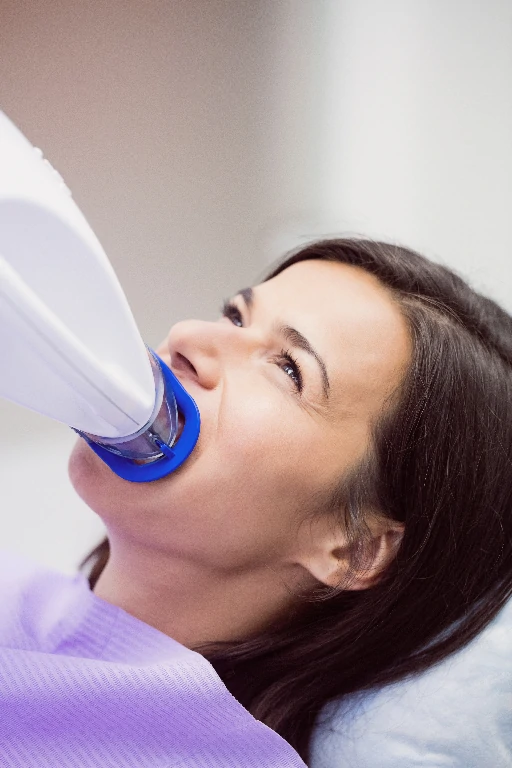 patient receiving dental treatment